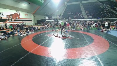 56 lbs Champ. Round 1 - Braxen Stratton, Utah vs Zeivier Lindsay, Utah
