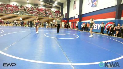 102 lbs Rr Rnd 1 - Bella Hutcheson, Wagoner Takedown Club vs Paisley Heflin, Northwast Take Down Club