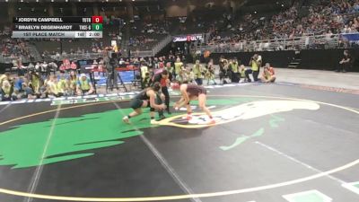 1st Place Match - Jordyn Campbell, Yutan vs Braelyn Degenhardt, Thayer Central