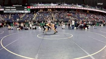 2A 144 lbs Champ. Round 1 - Daniel Turner, North Johnston High School vs Curtis Helms, East Gaston