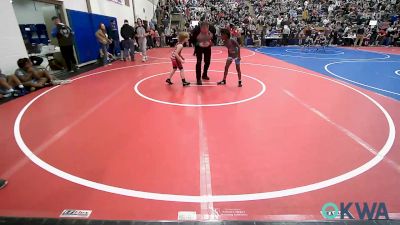 67 lbs Round Of 16 - OrRion Douglas, Pitbull Wrestling Academy vs Ben Keeley, Verdigris Youth Wrestling