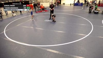 10U - 59 lbs Quarters - Nash Jirele, Owatonna Wrestling Academy vs Alice Kohler, Princeton Wrestling