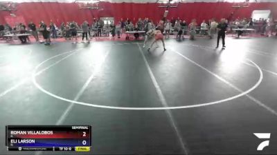 170 lbs Semifinal - Roman Villalobos, IL vs Eli Larson, IL