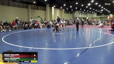 175 lbs Cons. Round 2 - Noah Delevante, Nashville Christian vs Brady Williams, Florida Pitbulls