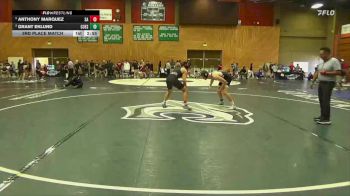 157 lbs 3rd Place Match - Grant Eklund, Cuesta vs Anthony Marquez, Santa Ana College