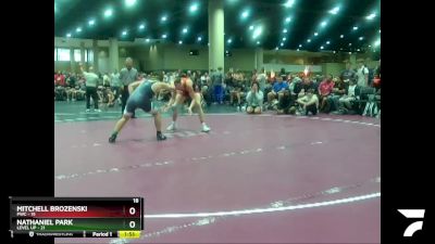 150 lbs Round 3 (6 Team) - Mitchell Brozenski, PWC vs Nathaniel Park, Level Up