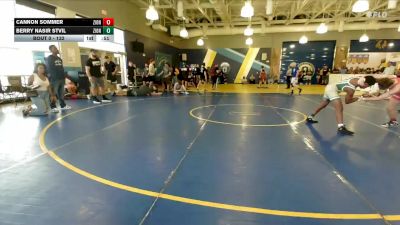 132 lbs Cons. Round 4 - Cannon Sommer, Category 5 Wrestling vs Berry Nasir Stvil, Matter Academy