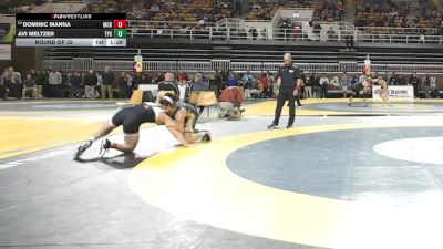 165 lbs Round Of 32 - Dominic Manna, McDonogh vs Avi Meltzer, Trinity-Pawling School