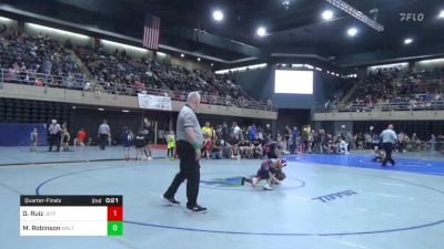 52 lbs Quarterfinal - Damian Ruiz, Jefferson vs Max Robinson, Walton