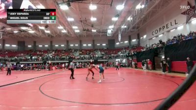 132 lbs Semifinal - Miguel Solis, Eastwood vs Joey Esparza, South Grand Prairie