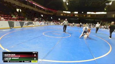 133 lbs Cons. Round 3 - Austin Dick, Stampede Wrestling Club vs Carter Wright, Humboldt