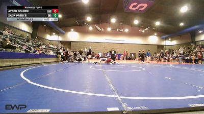 150 lbs Semifinal - Ayden Golden, Lakeside Hot Springs AR vs Zach Preece, Eagles Wrestling Academy