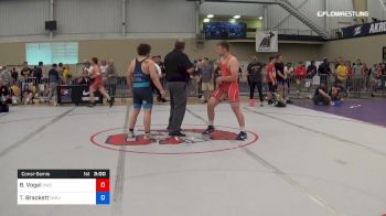 82 kg Consolation - Brady Vogel, Dubuque Wrestling Club vs Thomas Brackett, NMU-OTS/Wave Wrestling Club