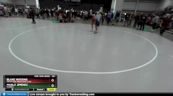 157 lbs Cons. Round 3 - Marlo Jimenez, Florida vs Blake Watkins, South Side Wrestling Club