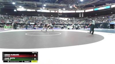 190 lbs Cons. Round 5 - Zane Smith, Post Falls vs Orinn Hubbard, Redmond