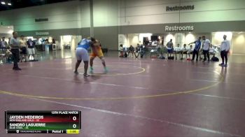 285 lbs Placement Matches (16 Team) - Sandro Laguerre, Blue Steel vs Jayden Medeiros, New England Gold