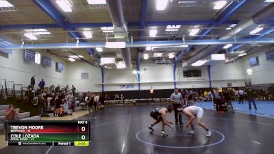 195 lbs Placement - Trevor Moore, Berthoud vs Cole Lozada, Fossil Ridge