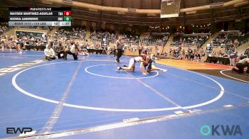 110 lbs Quarterfinal - Maysen Martinez-Aguilar, Terminator Wrestling Academy vs Kiowa Andrews, Berryhill Wrestling Club