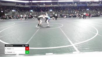 143 lbs Semifinal - Chase Adam, Canton, SD vs Kamden Hooper, Odessa