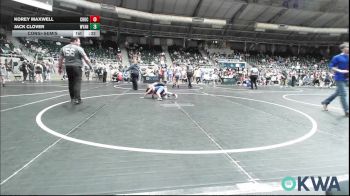 61 lbs Consolation - Korey Maxwell, Choctaw Ironman Youth Wrestling vs Jack Clover, Wyandotte Youth Wrestling