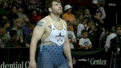 97 kg Round 2 - Christian DuLaney, Minnesota Storm vs Josef Rau, Wildcat Wrestling Club / Titan Mercury Wrestling Club