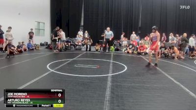 120 lbs Semis (4 Team) - Joe Moreno, Team Gotcha Red vs Arturo Reyes, Mat Assassins Black