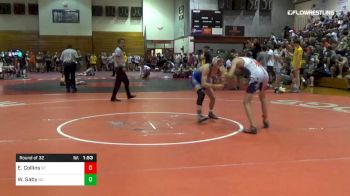120 lbs Round Of 32 - Ethan Collins, Sc vs Will Saby, Nc
