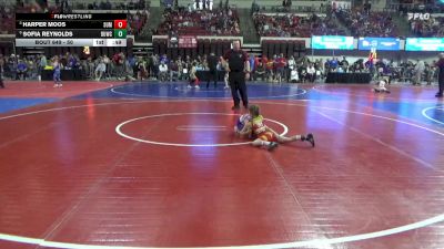 50 lbs Quarterfinal - Harper Moos, Summit Wrestling Club vs Sofia Reynolds, Windy City Wrestlers