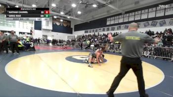 144 lbs Cons. Semi - Greg Ruiz, Sonora vs Nathan Cauwel, Chino