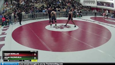 175 lbs Cons. Round 3 - Kevin Valenzuela, Clark vs Isaiah Borillas, Liberty