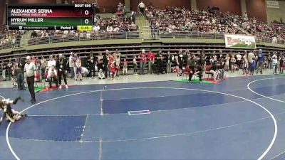 66 lbs Quarterfinal - Hyrum Miller, Shootbox vs Alexander Serna, Payson Pride Wrestling