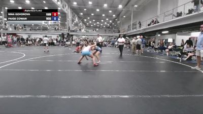145 lbs Round 3 - Nina Govorova, PA West White vs Paige Cowan, Wrecking Crew Dream Crushers