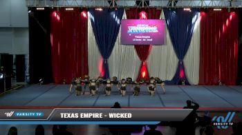 Texas Empire - Wicked [2021 L3 Senior - D2 - Small Day 2] 2021 The American Spectacular DI & DII