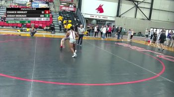 141 lbs Quarterfinal - Chance Hensley, Drury vs Josiah Dedeaux, Indianapolis