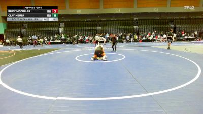175 lbs Consi Of 16 #1 - Riley McCullar, Fernley vs Clay Heuer, Arlington