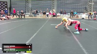 92 lbs Round 3 (10 Team) - Mason Brown, Terps East Coast Elite vs Mason Woods, Riverheads