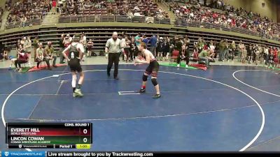 132 lbs Cons. Round 1 - Lincon Cowan, COWAN WRESTLING ACADEMY vs Everett Hill, Devils Wrestling