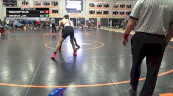 150 lbs Semifinal - Colin Satterlee, Cedar Falls vs Brandon Luna, Iowa City, City High