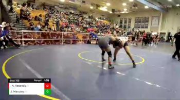 160 lbs Semifinal - Natalie Resendiz, El Toro vs Juliana Marquez, San Dimas