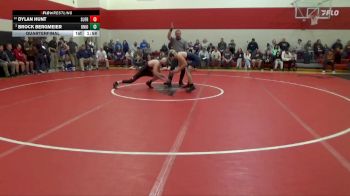 150 lbs Quarterfinal - Dylan Hunt, Sumner-Fredericksburg vs Brock Bergmeier, Union, LaPorte City
