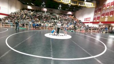 80A Champ. Round 1 - Hansen Foxworthy, Shoshoni Junior High School vs Gavin Wright, CY Middle School