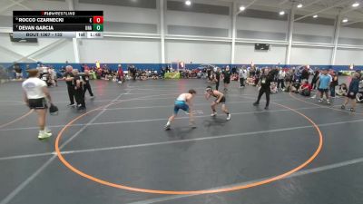 132 lbs Cons. Round 8 - Rocco Czarnecki, Unattached vs Devan Garcia, Unattached