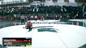 125 lbs Quarterfinal - Sam Smith, Oklahoma State vs Nicolar Rivera, Wisconsin