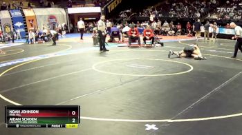 144 Class 4 lbs Quarterfinal - Aidan Schoen, Lafayette (Wildwood) vs Noah Johnson, Park Hill