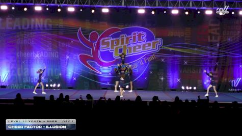 Cheer Factor - ILLUSION [2026 L1.1 Youth - PREP Day 1] 2026 Spirit Cheer Grand Nationals