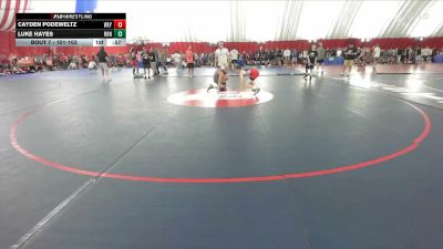 101-103 lbs Round 1 - Cayden Podeweltz, Weyauwega-Fremont vs Luke Hayes, Roncalli