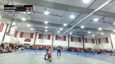 140 lbs Champ. Round 2 - Elazae Flores, Columbia vs Eliana White, Emmett