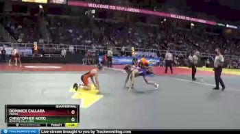II-102 lbs Quarterfinal - Dominick Callara, Medina vs Christopher Noto, Honeoye Falls-Lima