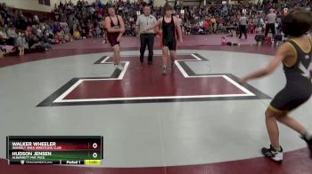 J-6 lbs Cons. Semi - Hudson Jensen, Alburnett Mat Pack vs Walker Wheeler, Waverly Area Wrestling Club