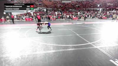 81 lbs 5th Place Match - Markus Tadder, Milton Monsters Wrestling Club vs Waylon Rozeboom, Stoughton Vikings Wrestling Club